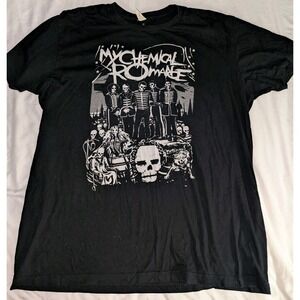 My Chemical Romance Adult XL Black Short Sleeve Graphic Print T-Shirt